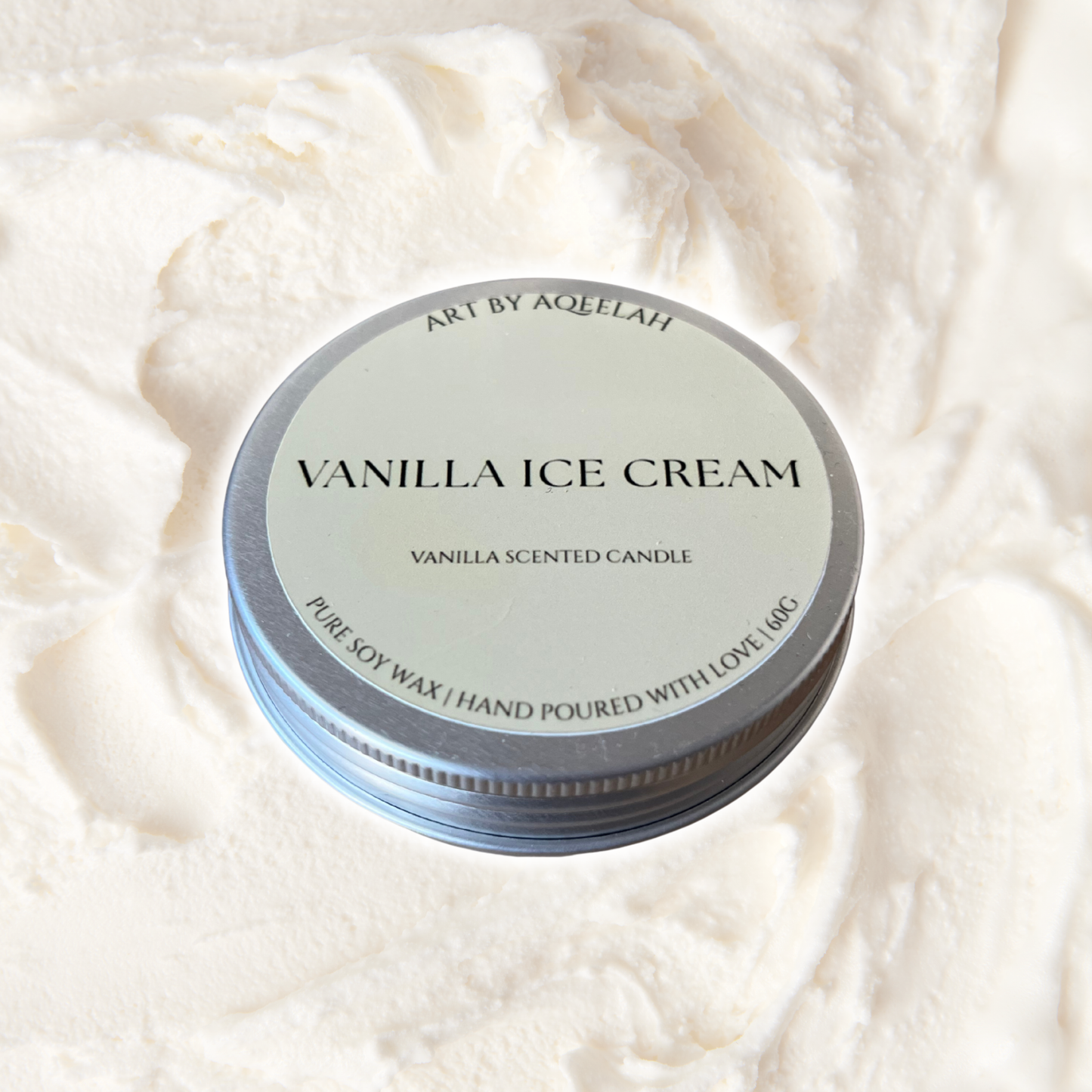 Vanilla Ice Cream Candle