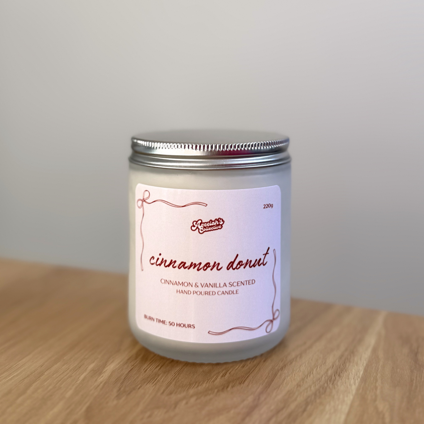 Cinnamon Donut Candle