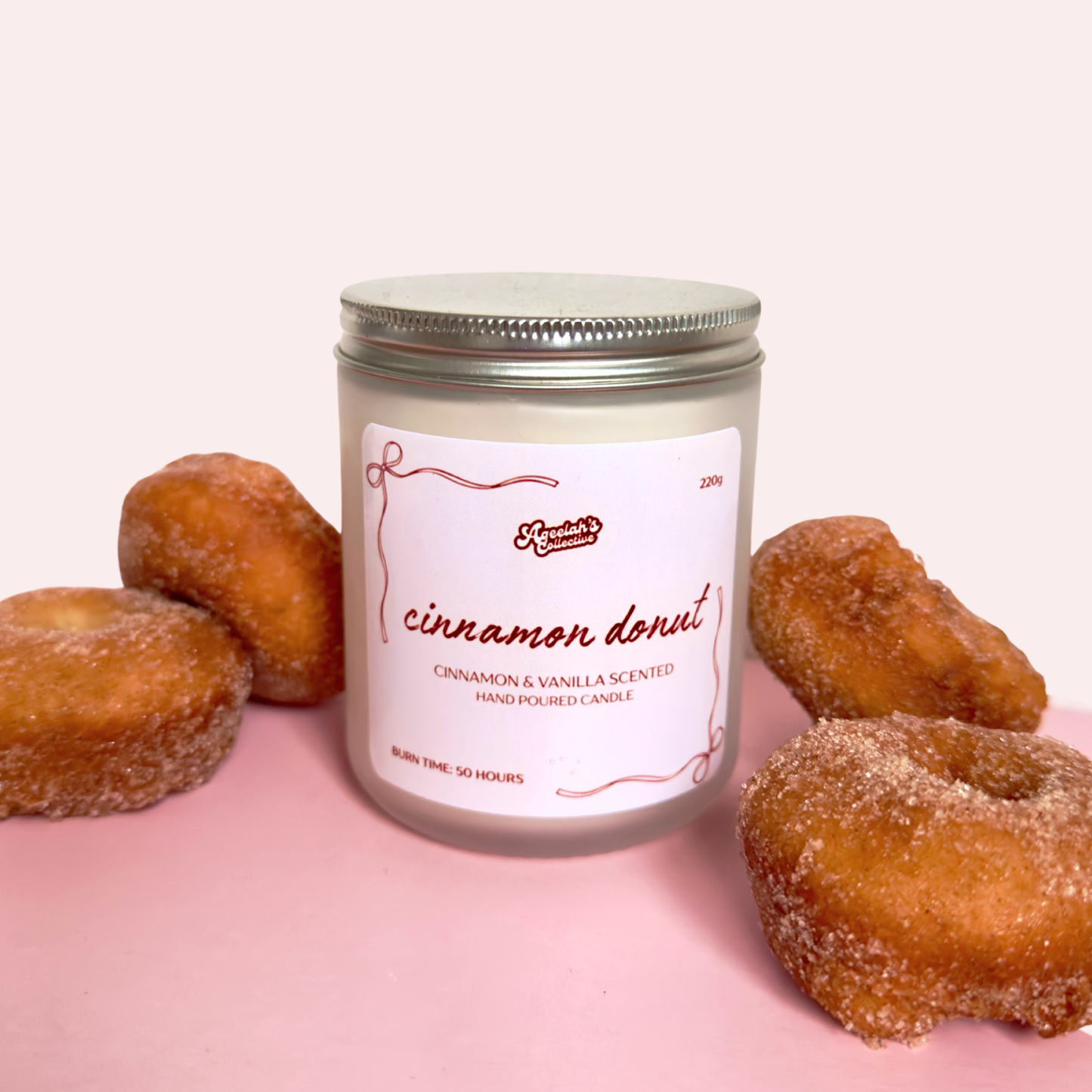 Cinnamon Donut Candle