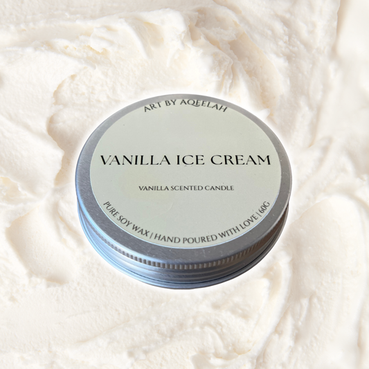 Vanilla Ice Cream Candle