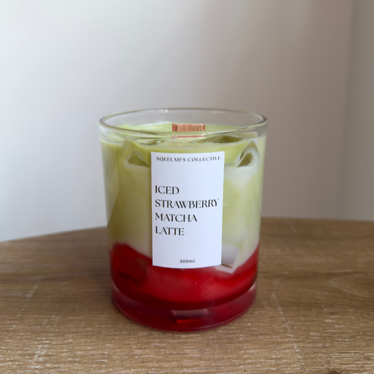 Iced Strawberry Matcha Candle