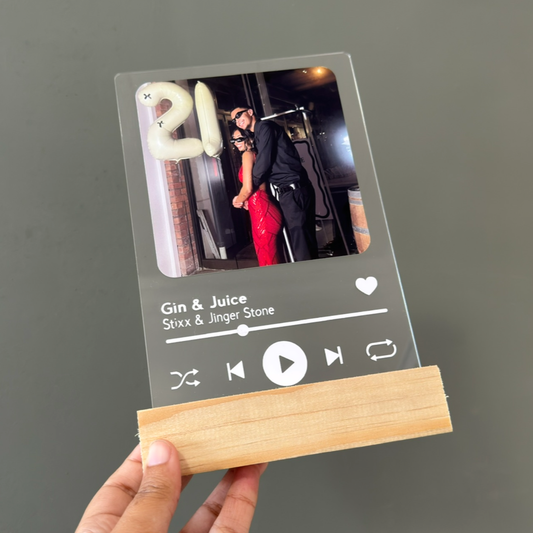 Custom Spotify Plaque