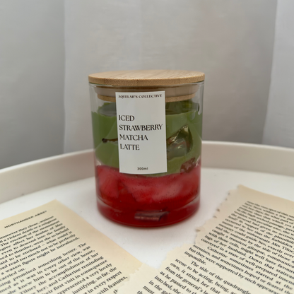 Iced Strawberry Matcha Candle