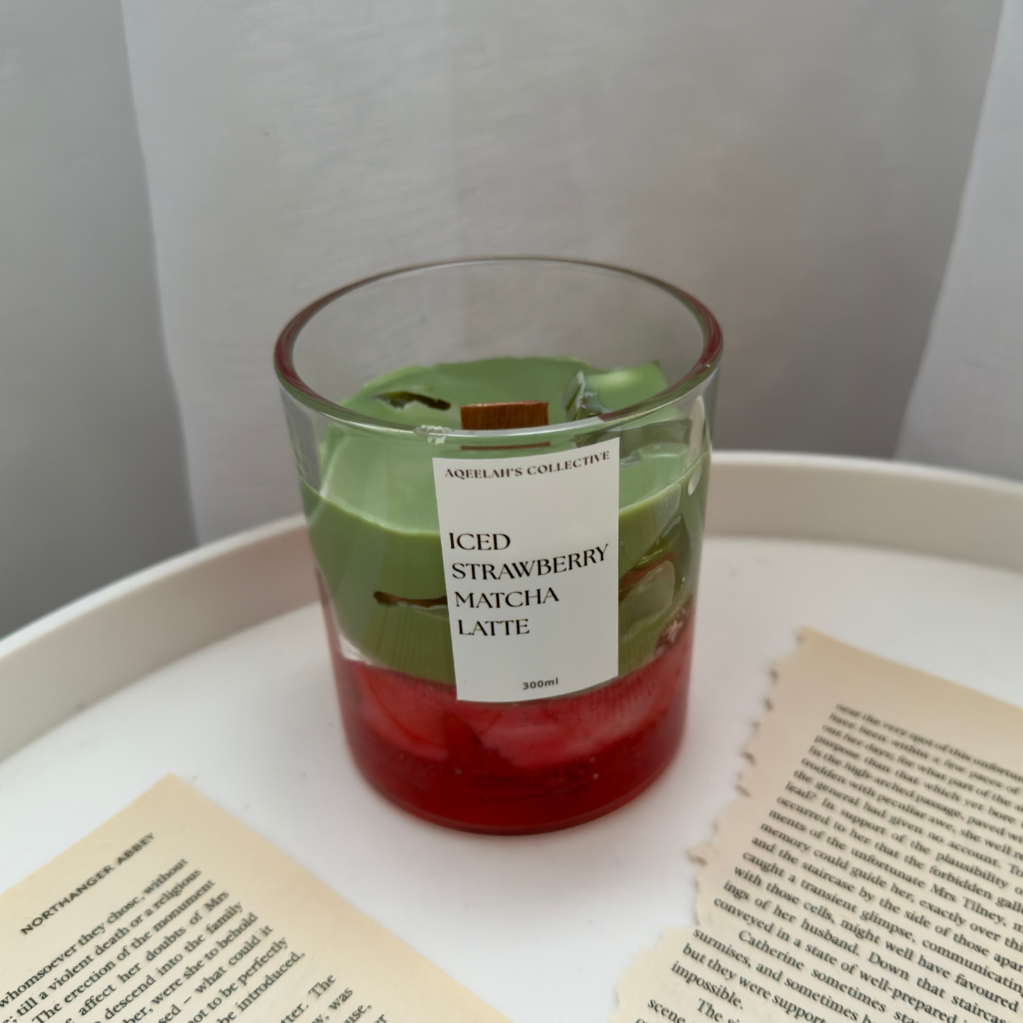 Iced Strawberry Matcha Candle