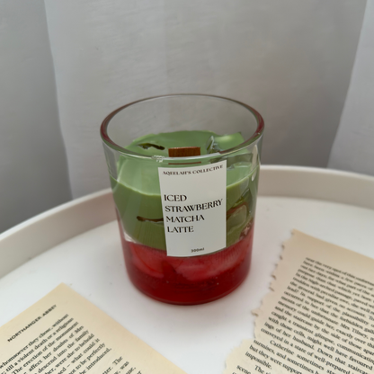 Iced Strawberry Matcha Candle